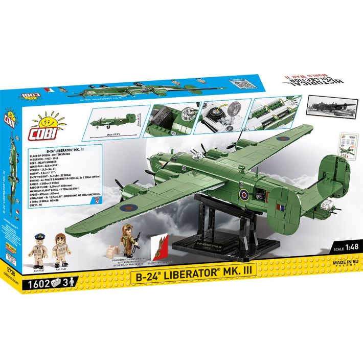 B 24 Liberator Mk.III Limited Edition COBI 5738 Aircraft Cobi.eu